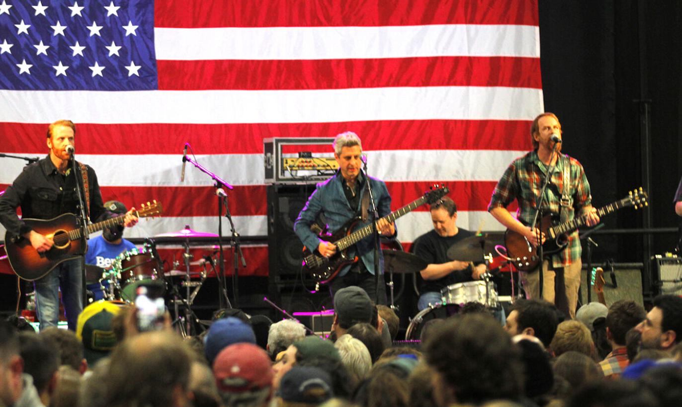Mike Gordon at Bernie Sanders' rally